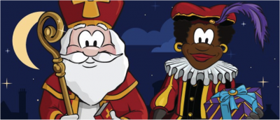 Figure 3. Sint and Piet. A cartoon image of Sint and Pete (http://2.bp.blogspot.com/-GU2Wd9j2eew/UJZHGdI4EwI/AAAAAAAAB9k/BKZqMTOiAOY/s1600/sint%20en%20piet.jpg).